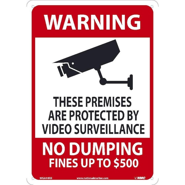 Nmc Warning Video No Dumping, 500Dolar Sign, WGA44RB WGA44RB - main