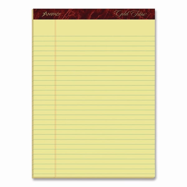 Ampad Canary Legal Pad, Pk4 20-032 - main