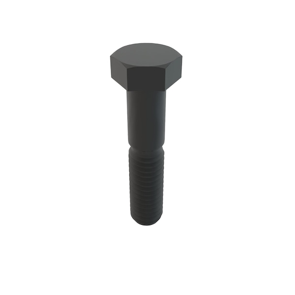 Zoro Select Not Graded, 3/8"-16 Hex Head Cap Screw, Black Oxide Stainless Steel, 1-3/4 in L, 25 PK 31-BLH-37C-175 - main