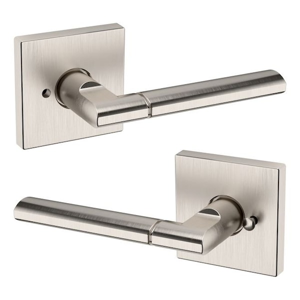 Baldwin Baldwin Preconfigured L021 Lever with R017 Rose Privacy Lock with 2-3/8in Backset and Full Lip L021056PRIV - main