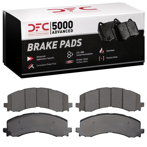 Dynamic Friction Co DFC 5000 Advanced Brake Pads - Ceramic 1551-2382-00 - main