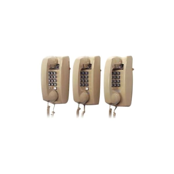 Cortelco 2554 Single-Line Wall Telephone - 1 x Phone Line(s) - 1 x RJ-11C Phone Line - Red 255447-VBA-20M - main