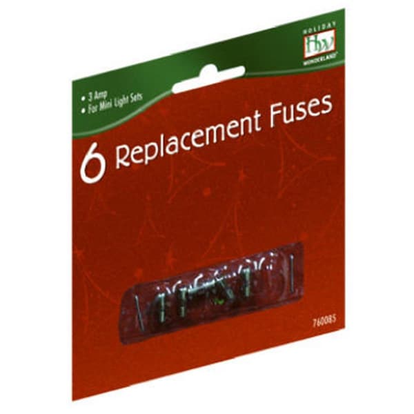 Noma Inliten 126788 3A Mini Light Replacement Fuse, 6PK 760085 - main