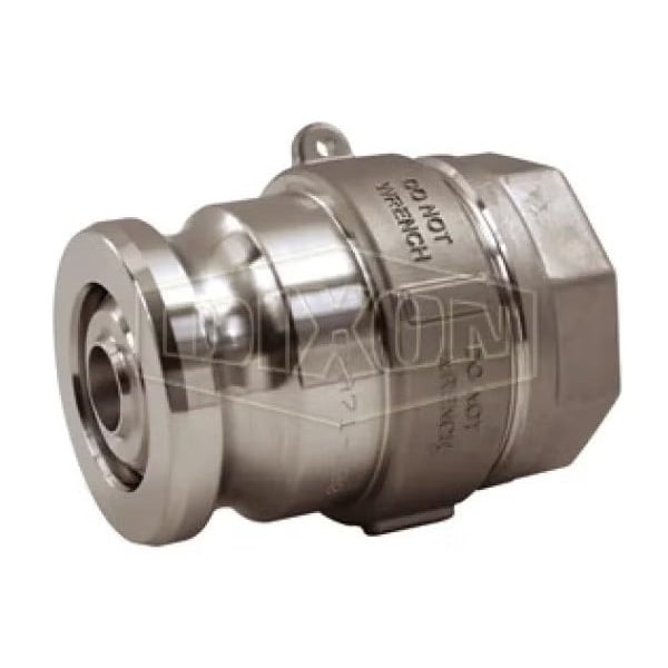 Dixon Bayloc Dry Disconnect Cam and Groove Adapter, 2 x 2-1/2 in, FNPT x Adapter, SS, Domestic DBA77-200 - main