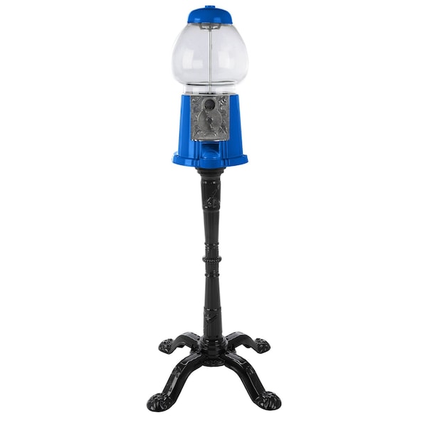 Great Northern Popcorn 15"Gumball Machine w/ Stand and Coin Bank Bubble Gum Machine Candy Dispenser Vending Machine 83-DT5683-B - main
