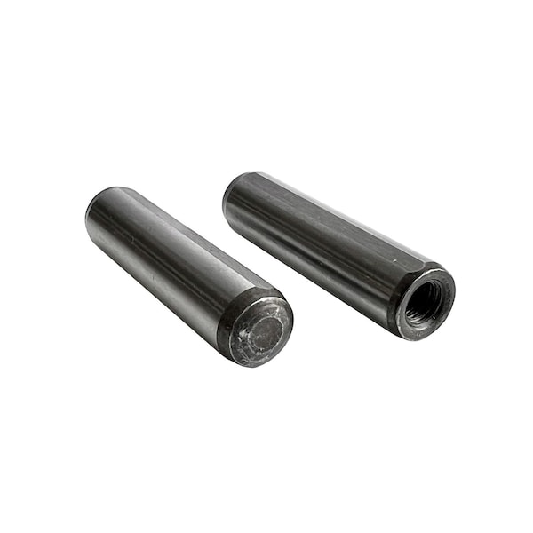 Zdb Industrial 1/2in x 3-1/2in Pull Out Dowel Pin (1/4-20), Flat Vent, Bright 10004113 - main