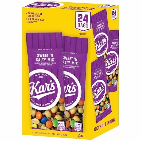Kars Kar's Sweet and Salty Mixed Nuts, 24 PK SN08387 - main