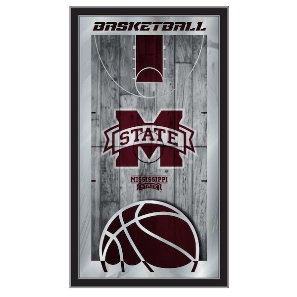 Holland Bar Stool Co Mississippi State 15" x 26" Basketball Mirror MBsktMssStU - main