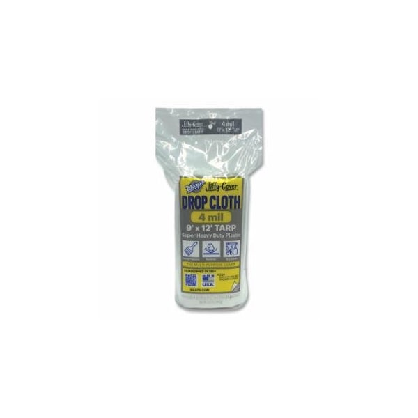 Warp Brothers Super Heavyweight Drop Cloths, 9 ft x 12 ft, 4-Mil, 12PK 795-4JC-912 - main