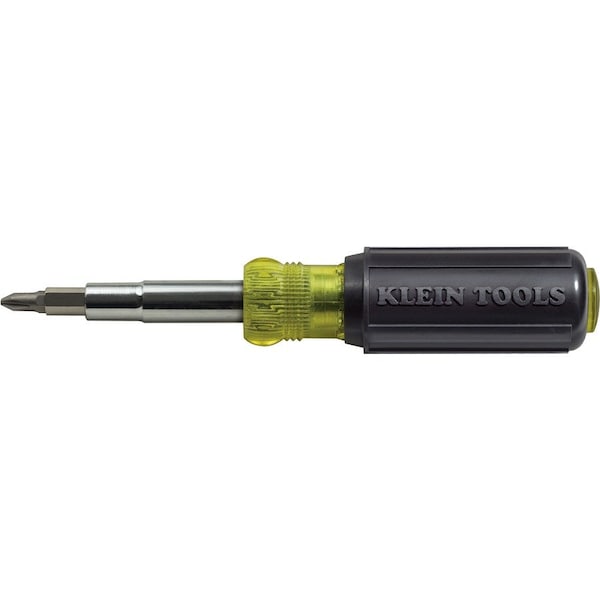 Klein Tools Multi-Bit Screwdriver / Nut Driver, 11-in-1, 8 Tips (Phillips, Slotted, Torx, Square), Cushion Grip 32500 - main
