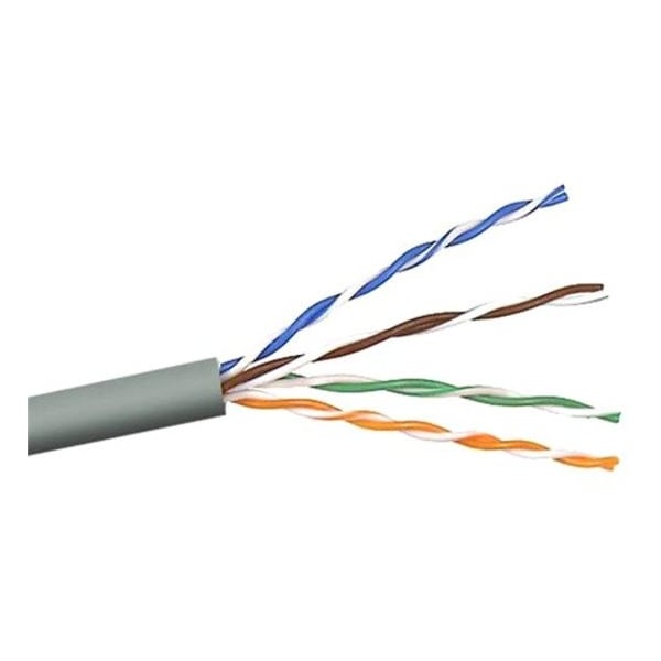 Belkin Network Cable - Bare Wire - Bare Wire - 1000 Ft - ( Cat 6 ) - Gray A7J704-1000 - main