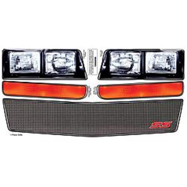 Allstar Performance Monte Carlo SS Nose Decal Kit with Mesh Grille for 1983-1988 Sportsman Circle Track Cars ALL23038 - main