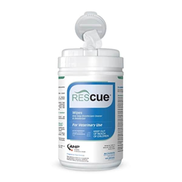 Virox Technologies Rescue 6"x7", Wipes, One Step Disinfectant Cleaner & Deodorizer 062932 - main