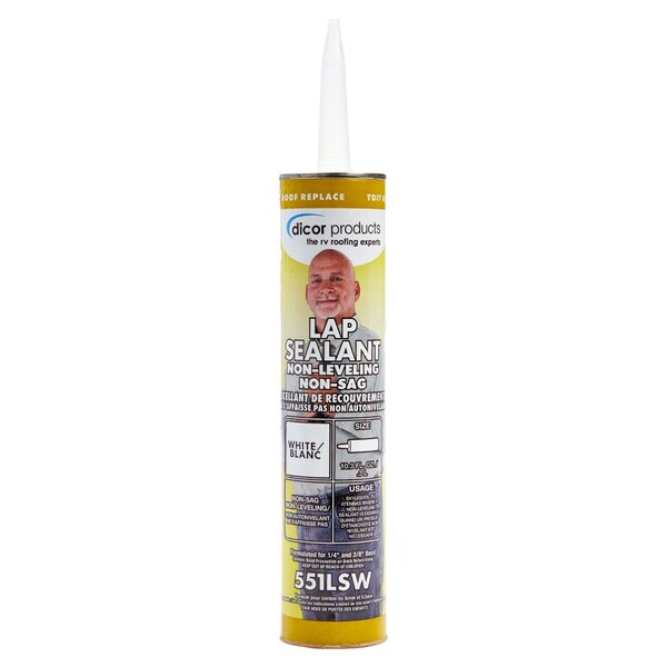 Dicor Use To Create A Watertight Seal Along Roof Edges/ Air Vents/ Vent Pipes And Screw Heads 551LSW-1 - main