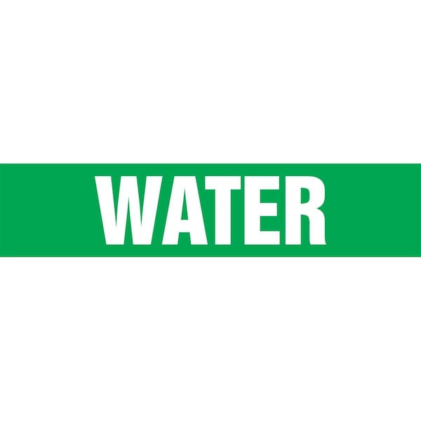 Accuform ASME ANSI PIPE MARKER WATER RPK735SSH - main