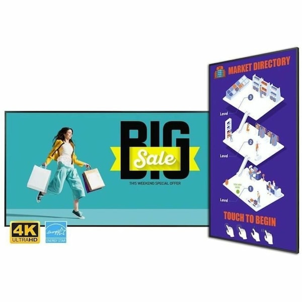 Planar SLM502-T 50IN TOUSCHSCREEN DISPLAY, UHD, D-LED BACKLIGHT, 400 NIT, 16X7, 998-3481-00 - main