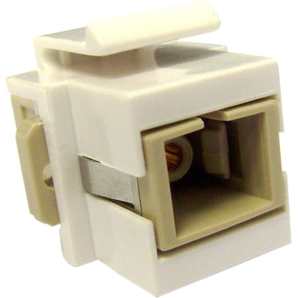 Cable Wholesale Keystone, White, SC Fiber Optic Network Coupler 30SC-SC400 - main