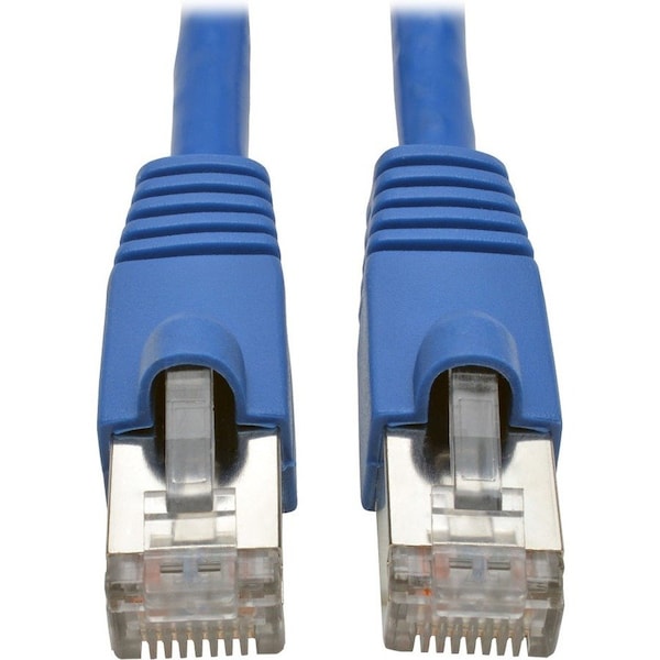 Eaton Tripp Lite Series Cat6a 10G Snagless Shielded STP Ethernet Cable RJ45 M/M, PoE, Blue, 20 ft. N262-020-BL - main