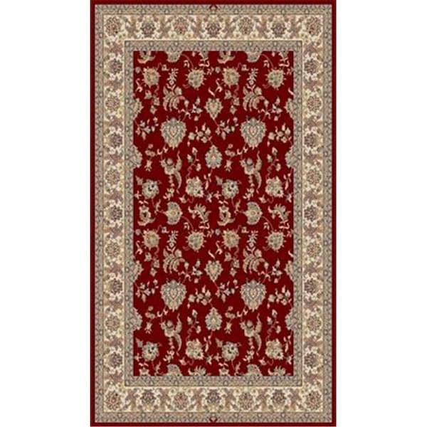 Blueprints Brilliant Rectangular Rug, Red - 7 ft. 10 in. x 11 ft. 2 in. BL273745 - main