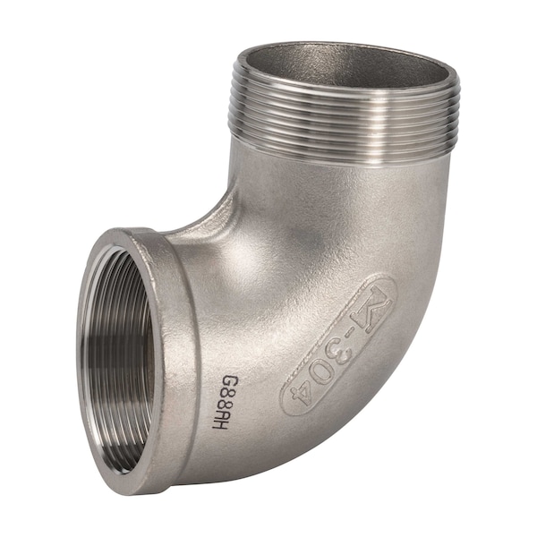 Proline Series 2- in Stainless Steel 304 MIP x FIP 90° Street Elbow, Class 150, Potable Water, Oil, Gas SF-893 - main