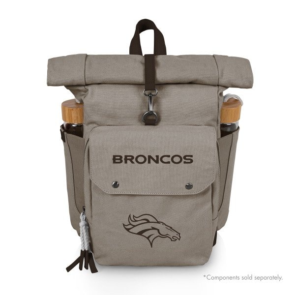 Picnic Time Family Of Brands NFL Denver Broncos - Carmel Roll Top Picnic Backpack Cooler 529-00-105-104-2 - main