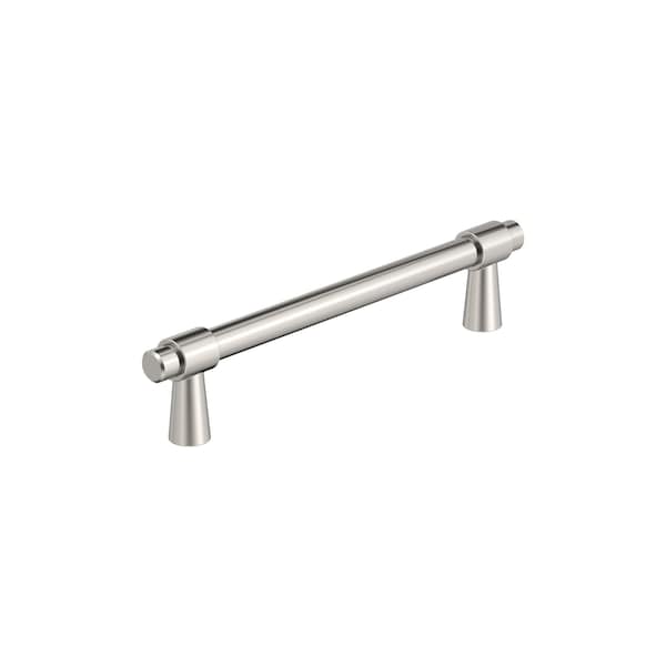 Amerock Destine 5-1/16 inch 128mm Center-to-Center Polished Nickel Cabinet Pull BP36859PN - main