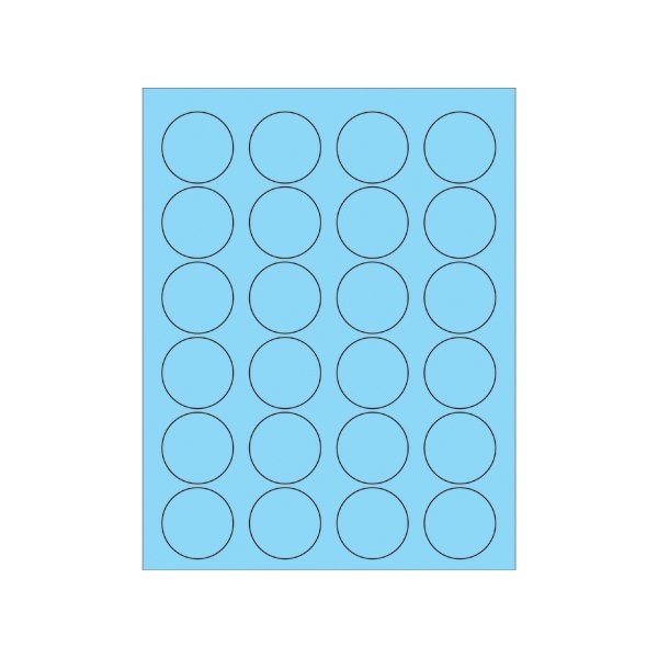 Bsc Preferred Fluorescent Circle Laser Labels LL193BE - main