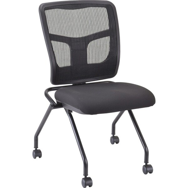 Lorell Chair, Fabric Seat, Mesh Back, Metal Frame, PK2 84385 - main