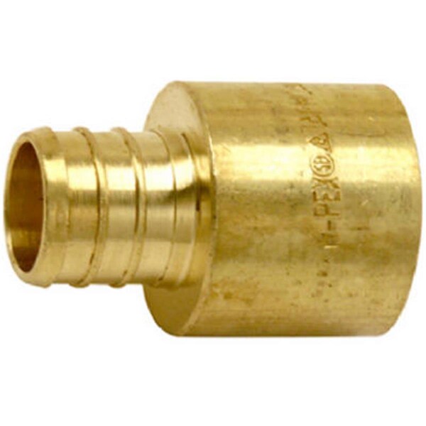 House LFWP11B-1212PB 0.75 in. Brass Barb Insert x 0.75 in. Female Pipe Sweat Adapter, 10PK HO878946 - main
