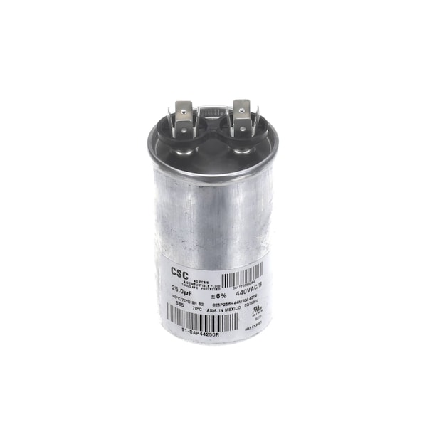 York Run Capacitor, 25uF, 440VAC, 50/60HZ, Round S1-CAP44250R - main