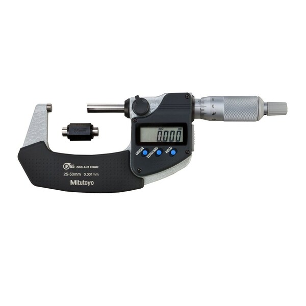 Mitutoyo Digimatic Outside Micrometer, 25-50mm, .001mm, O, RS 293-231-32 - main