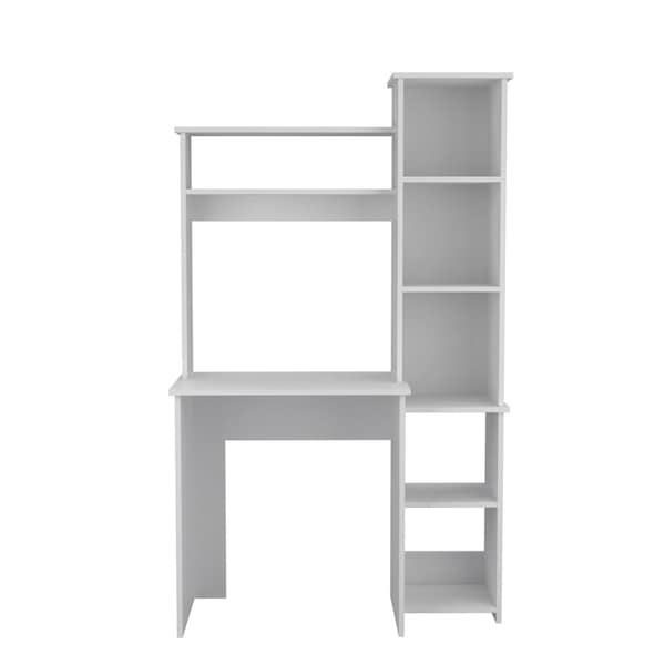 Homeroots 40" White Computer Desk 477863 - main