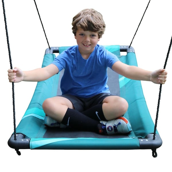 Plaza 60 in. Rainbow Gliderz Stripe Swing PL2616144 - main