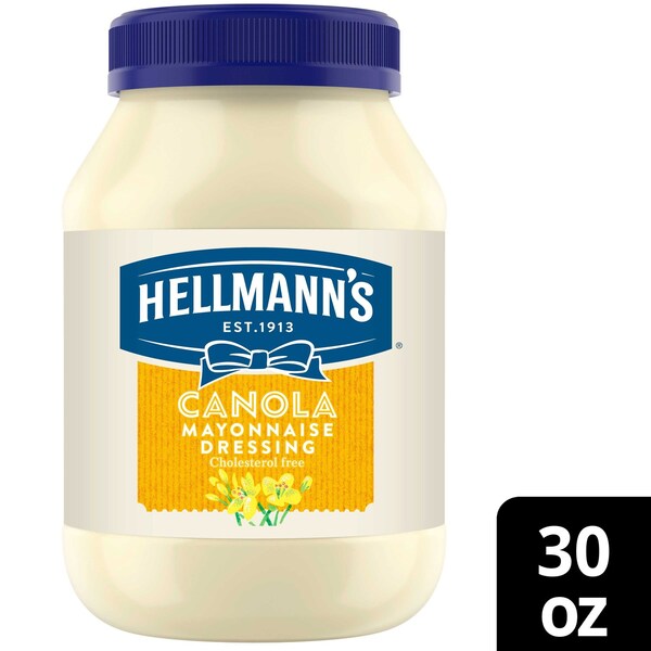 Hellmanns Canola Mayonnaise Dressing, 30 Fluid Ounce, 12PK 84115129 - main