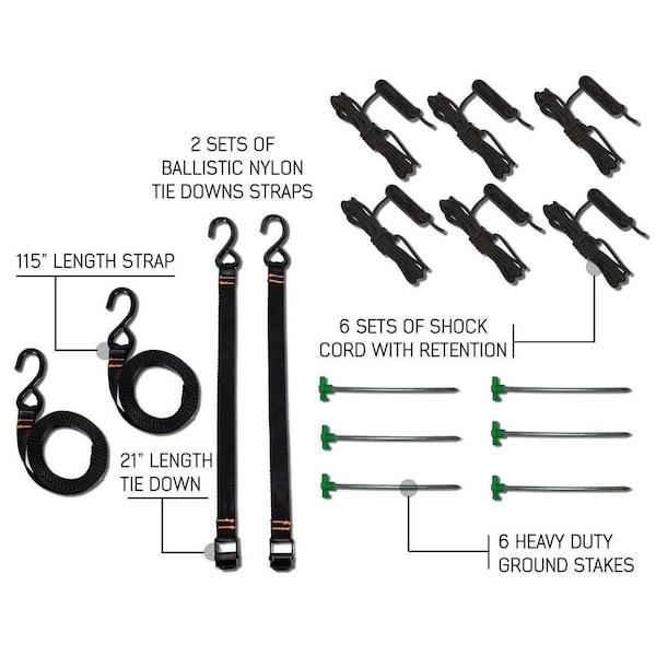 Overland Vcl Awning - Roof Rack Kit Component 18189909 - main