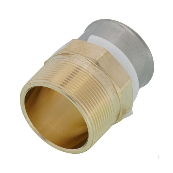 Viega PureFlow Press adapter P 2 MPT 2 bronze 90591 - main