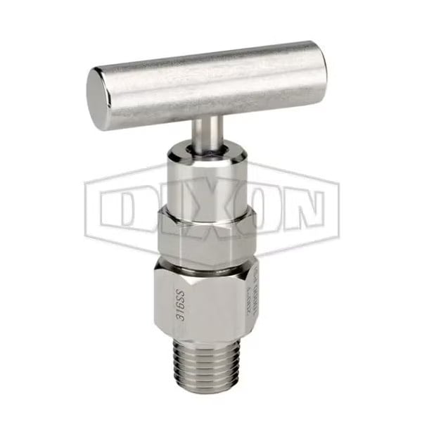 Dixon 1/4 in 316SS BLEED NEEDLE VALVE SOFT TIP MS852 - main