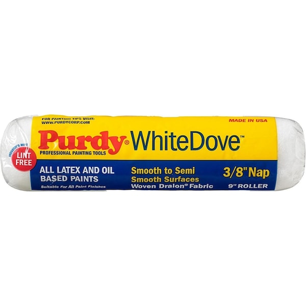 Krylon Purdy White Dove 9 In. x 3/8 In. Woven Fabric Roller Cover 144670092 - main