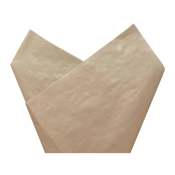 Nashville Wraps Brown Flower Wrap Sheets, 20x28 with center cut hole, 100PK 2028MSB - main