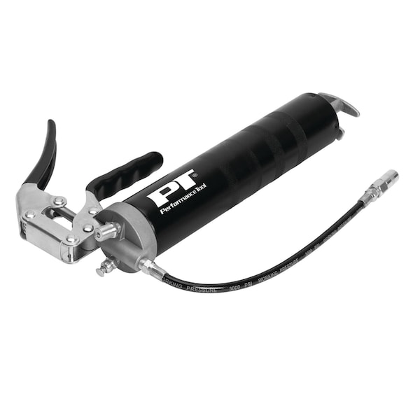 Performance Tool Pro Pistol Grip Grease Gun, Heavy Duty, 14 oz Cartridge/Bulk, Bleeder Valve W54204 - main