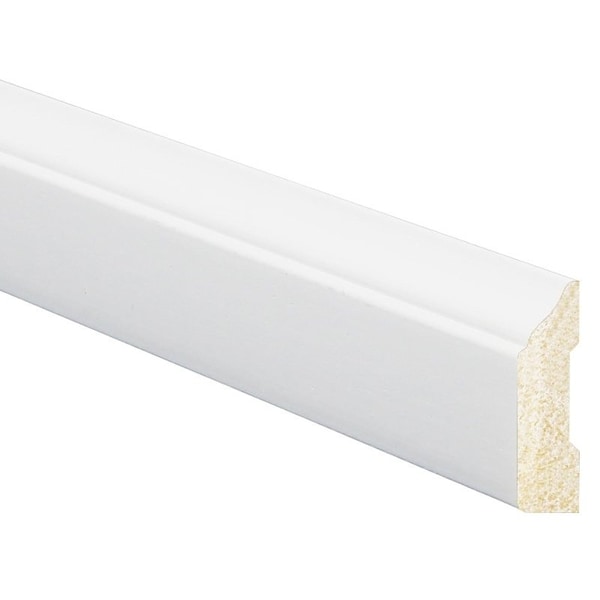 Inteplast Building Products 946 OG Stop Moulding, 7 ft L, 1516 in W, Polystyrene, Crystal White 59460700032 - main