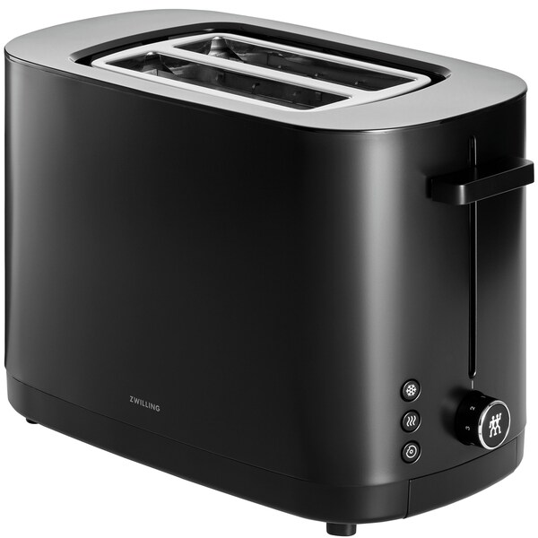 Zwilling Enfinigy, 2-Slice Toaster, Extra Wide 1.5in Slots for Bagels and Toast, Black 1016124 - main