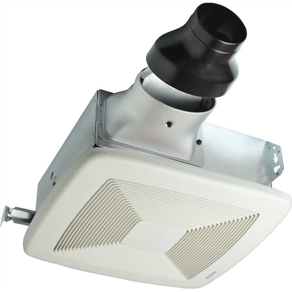 Broan-Nutone Lp80 Broan Lopro Bathroom Exhaust Fan 80 Cfm 1.0 Sones 13 X 14 In. White 3553102 - main