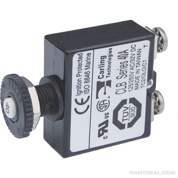 Superjock s 40A Circuit Breaker with Push Button SU988228 - main