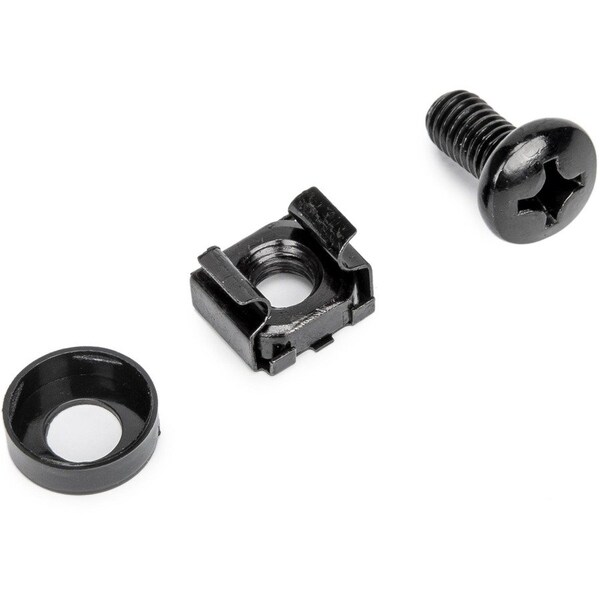 Rocstor RACK SCREWS-20 PACK BLACK M6 NUTS-20 PACK BLACK Y10E012-B1 - main