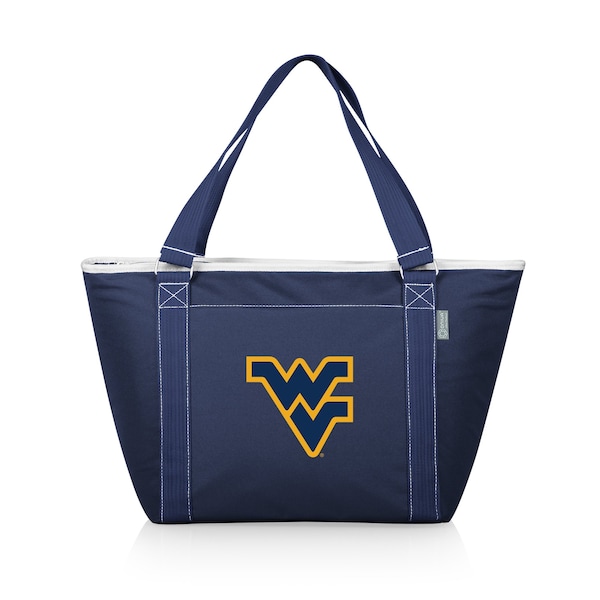 Picnic Time Family Of Brands NCAA West Virginia Mountaineers Topanga Tote Cooler Bag - Soft Cooler Bag - Picnic Cooler 619-00-138-834-0 - main