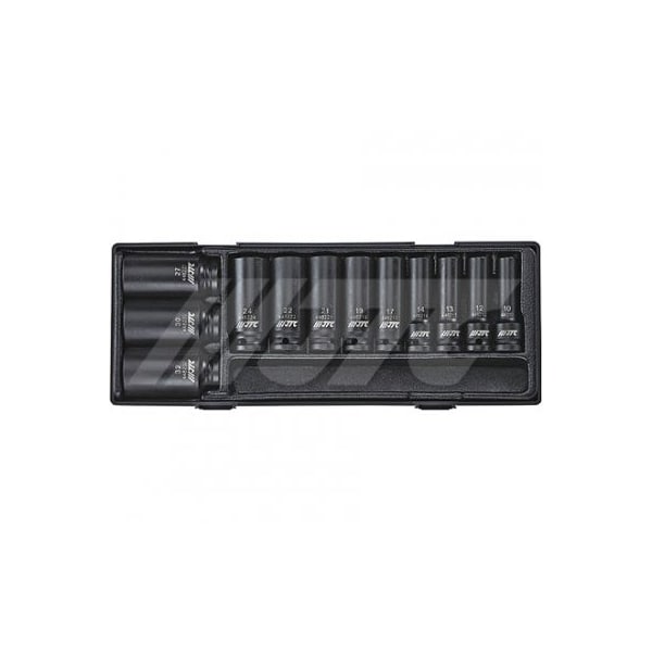 Jtc Auto Tools 1/2in DR 12pcs Deep Impact Socket Set K4122 - main