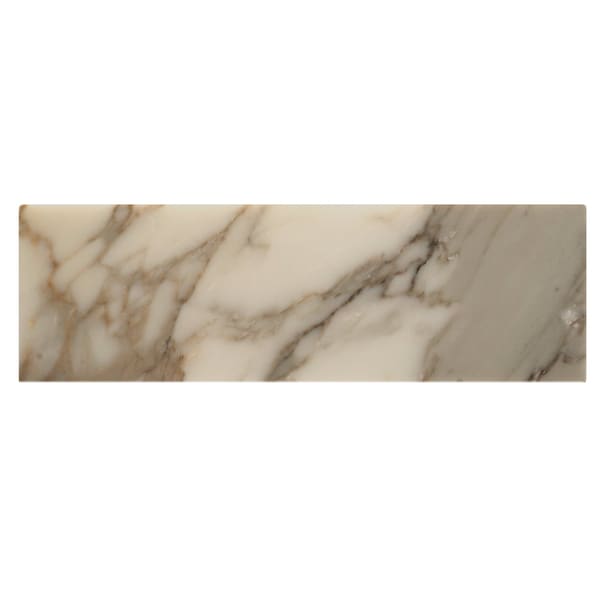 Apollo Tile White 4x12 Calacatta Gold Marble Polished Subway Floor and Wall Tile 5 sqft/case, 15PK APLFCT88412PA - main