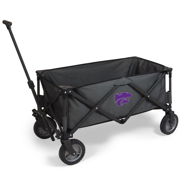 Picnic Time Family Of Brands NCAA Kansas State Wildcats Adventure Wagon Folding Wagon - Wagon Cart 739-00-679-254-0 - main