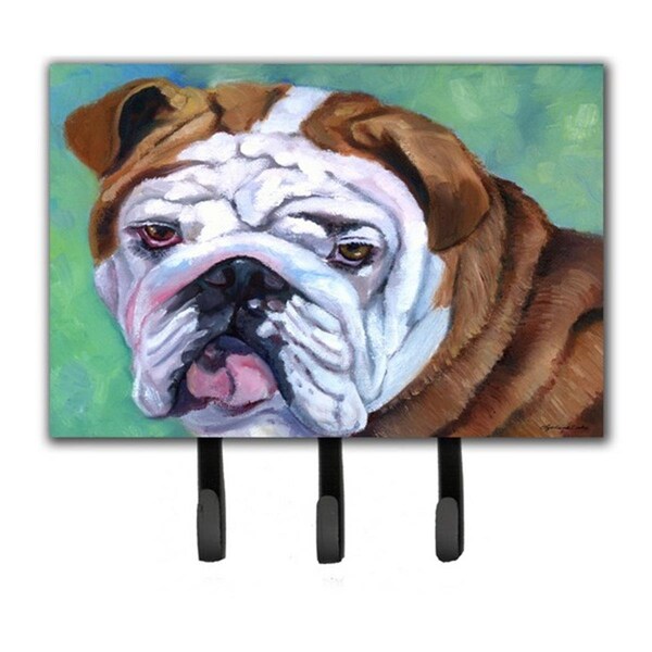 Carolines Treasures Admiral The English Bulldog Leash and Key Holder 7349TH68 - main